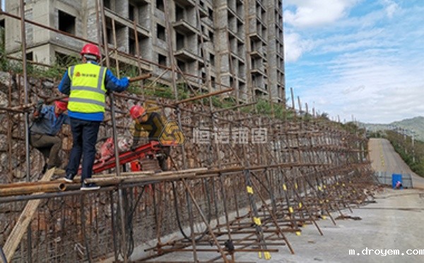 自钻式锚杆挡土墙施工工艺流程