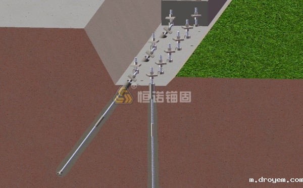 自钻式锚杆微型桩在边坡抗滑桩中的应用