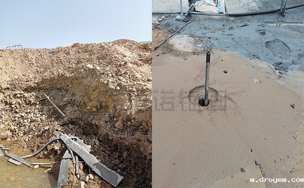 三门峡市灵宝弘农涧河液压坝自钻式锚杆基础加固项目地质状况 三门峡市灵宝弘农涧河液压坝自钻式锚杆基础加固项目地质状况