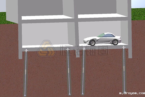 建筑物基础托换微型桩支护 建筑物基础托换微型桩支护